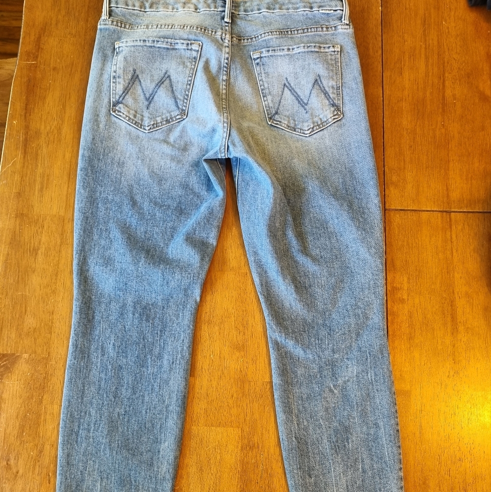 Mother Jeans, The Looker Step Fray